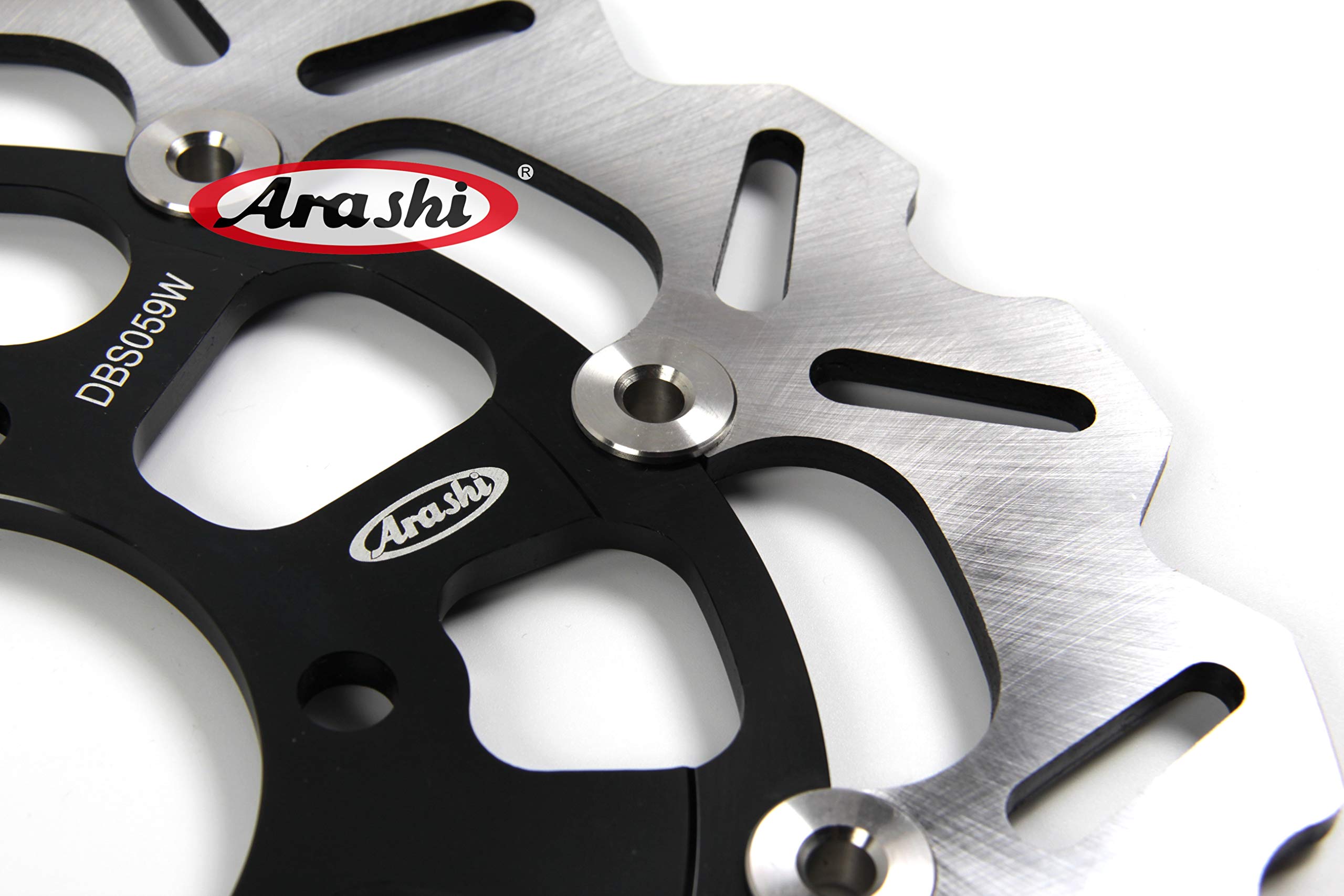 Arashi Front Rear Brake Disc Rotors for Kawasaki Ninja ZX10R 2008